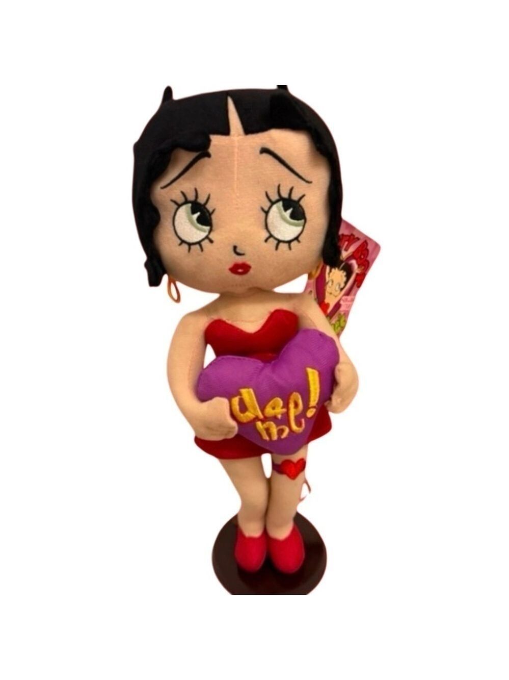 Betty Boop Plush Doll Sugarloaf 15" Purple Heart Edition